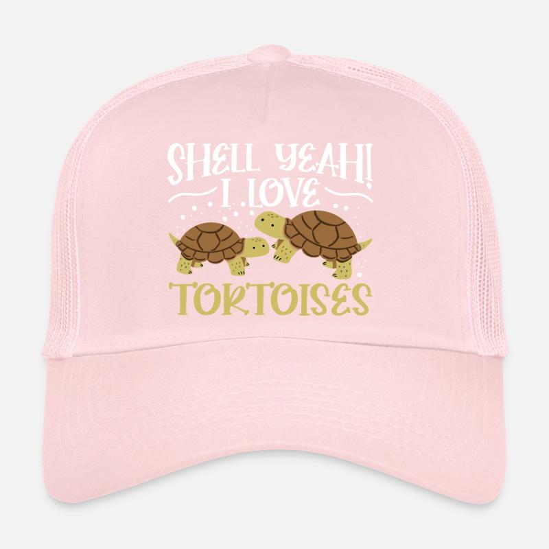 Turtle Reptile Funny Shell Yeah I Love Tortoises Trucker Cap