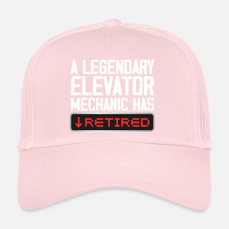 A legendary elevator mechanic has retired Trucker Cap