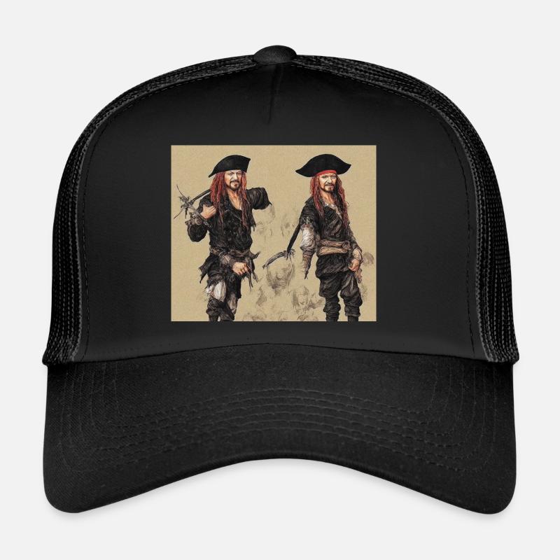 Two pirates Trucker Cap