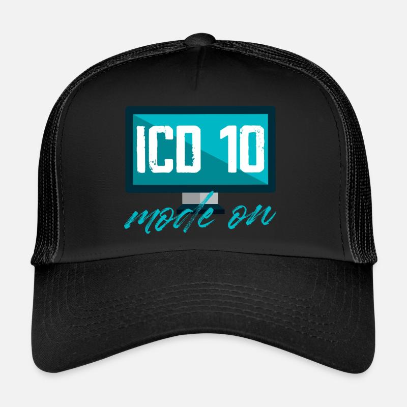 Mode CIM 10 sur le codage médical Casquette trucker 