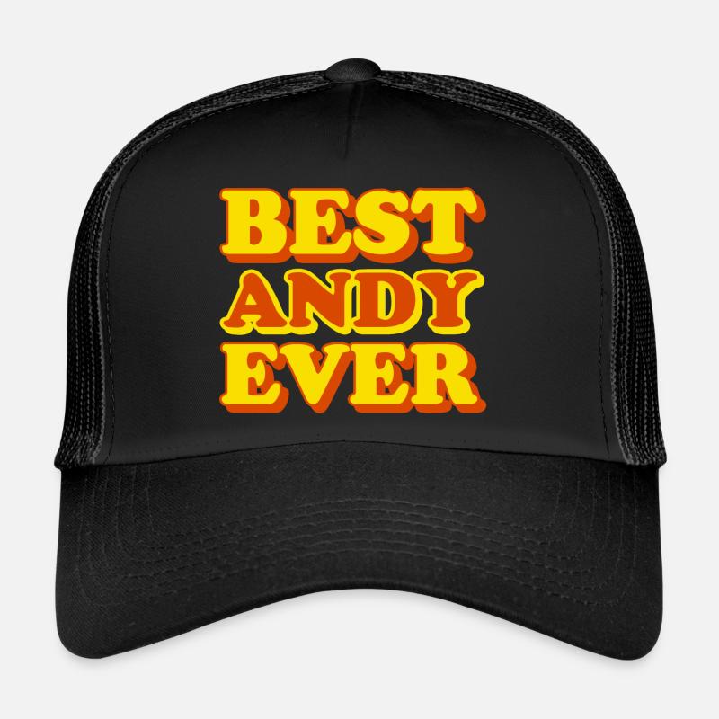 Andy First Name Funny Gift Trucker Cap