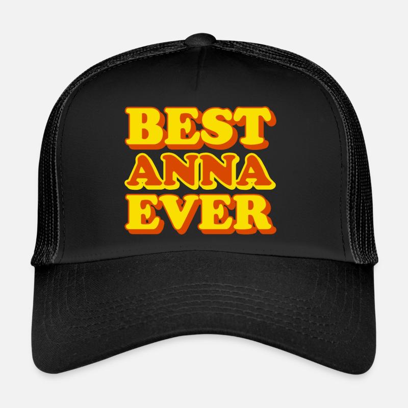 Anna Prénom Drôle de cadeau Casquette trucker 