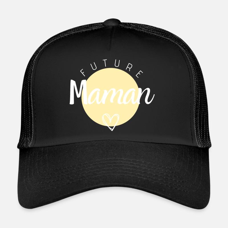Future maman - Casquette trucker  - noir/noir