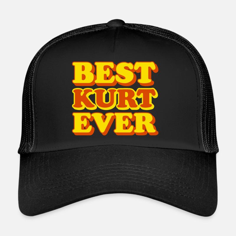 Kurt First name Funny gift Trucker Cap