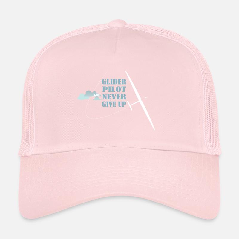 GLIDER PILOT NEVER GIVE UP Casquette trucker 