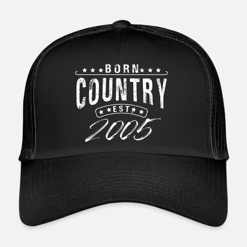 Pays de naissance Est. 2005 Casquette trucker 