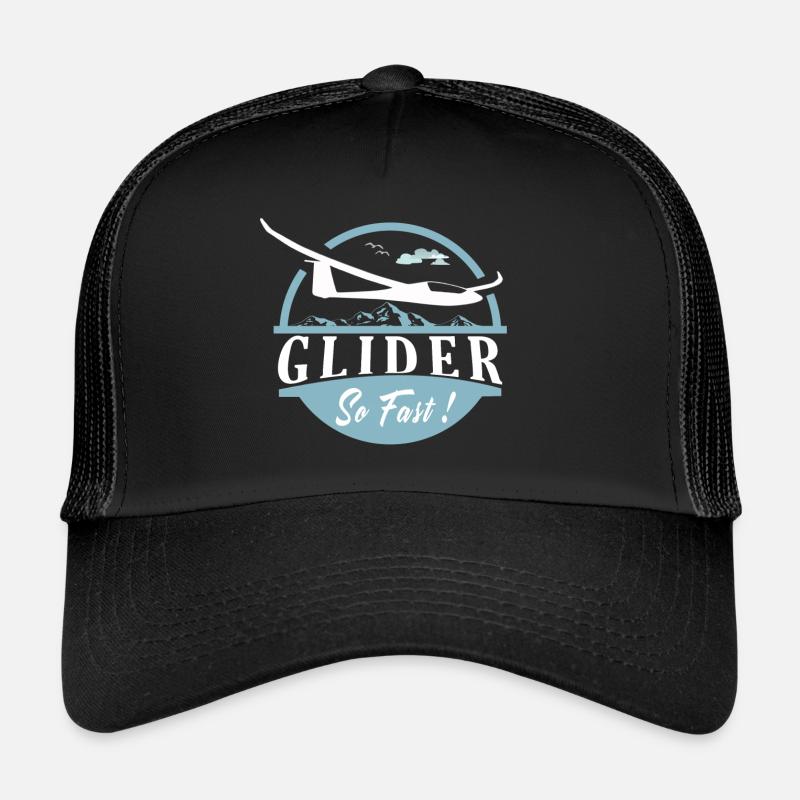 GLIDER SO FAST ! - Casquette trucker  - noir/noir