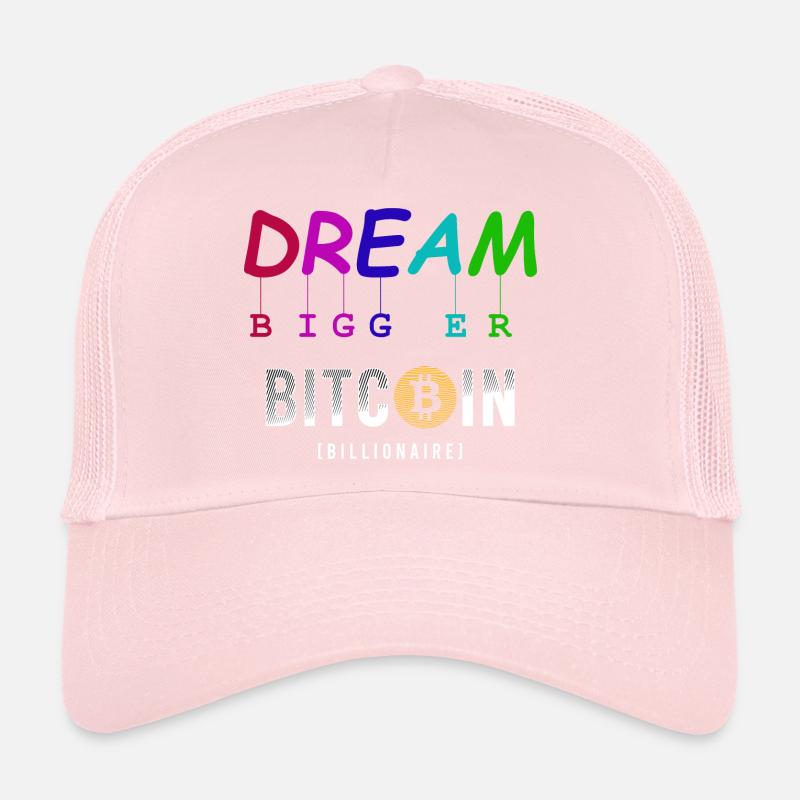 Rêvez plus grand Bitcoin Casquette trucker 