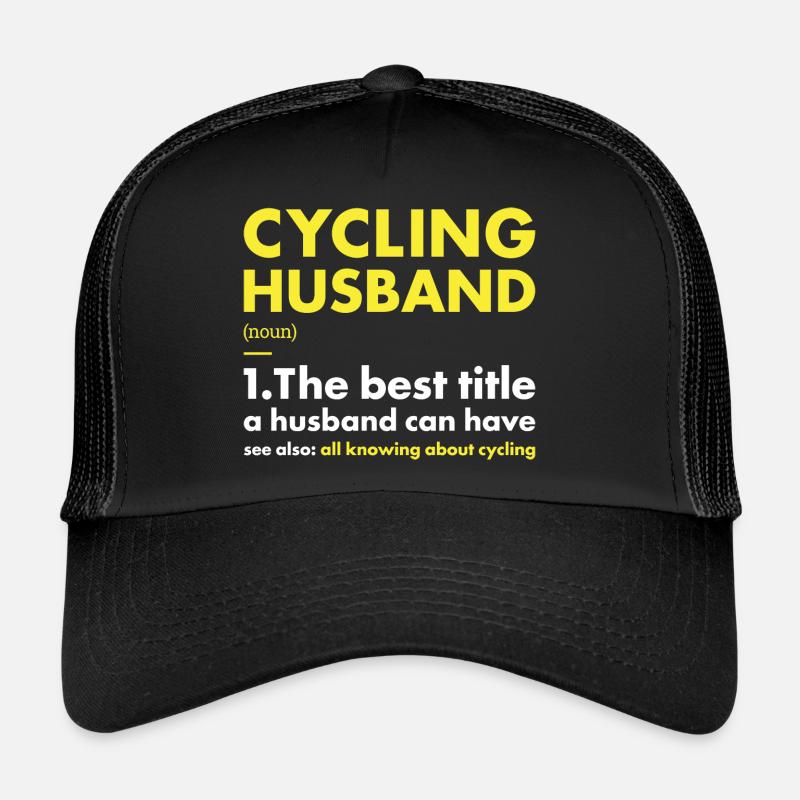 Sport Husband Cycling Trucker Cap