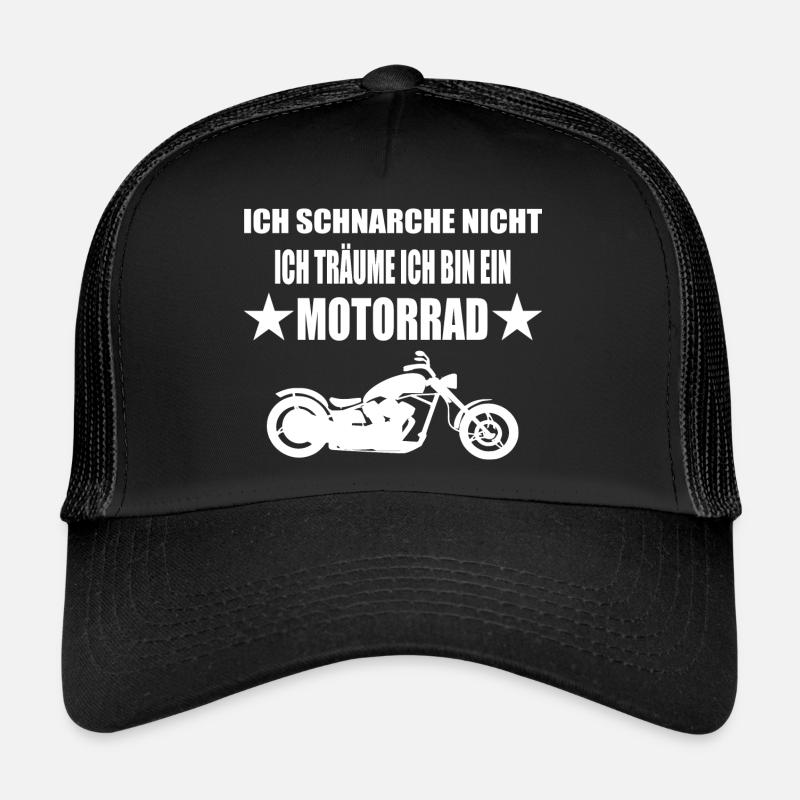 Motorrad - Trucker Cap - Schwarz/Schwarz