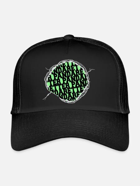 tierschützer spaß animalliberationfront zitat - Trucker Cap - Schwarz/Schwarz