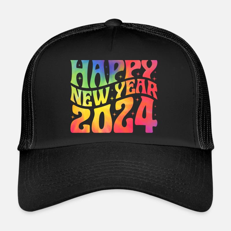 Happy new year 2024 Trucker Cap