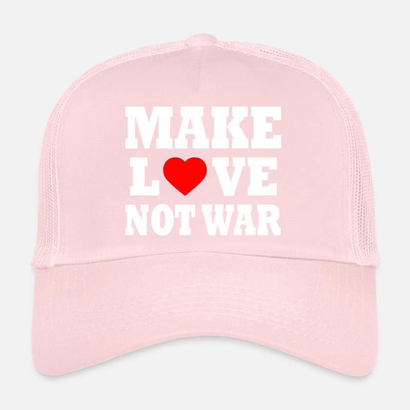 Make love not war Casquette trucker 