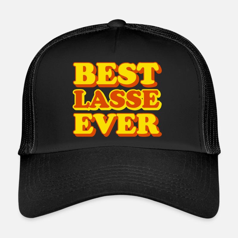 Lasse First Name Funny Gift Trucker Cap