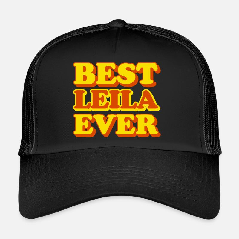 Funny gift with first name Leila Trucker Cap