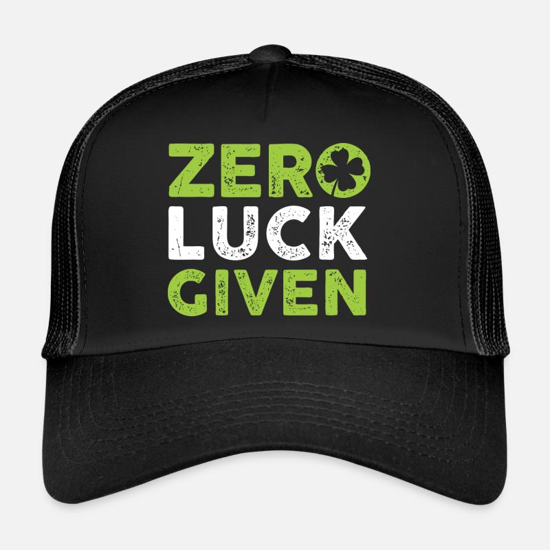 Pas de chance étant donné la Saint-Patrick de Shamrock Casquette trucker 