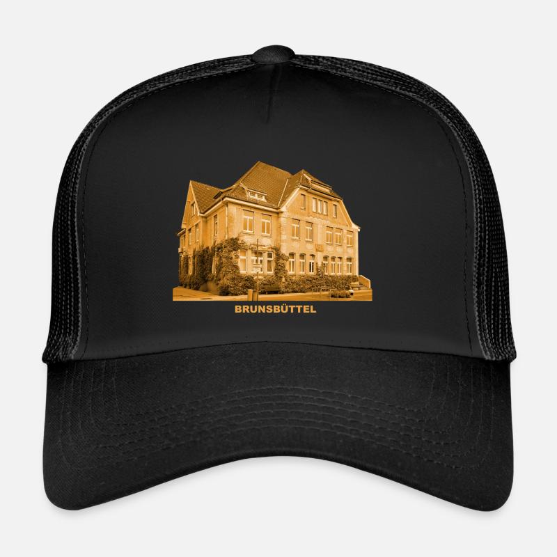 Hôtel de ville de Brunsbüttel, Schleswig-Holstein, Elbe Casquette trucker 