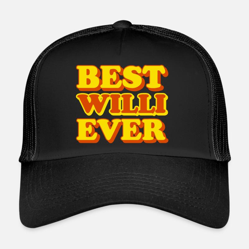 Willi Prénom Drôle Cadeau Casquette trucker 
