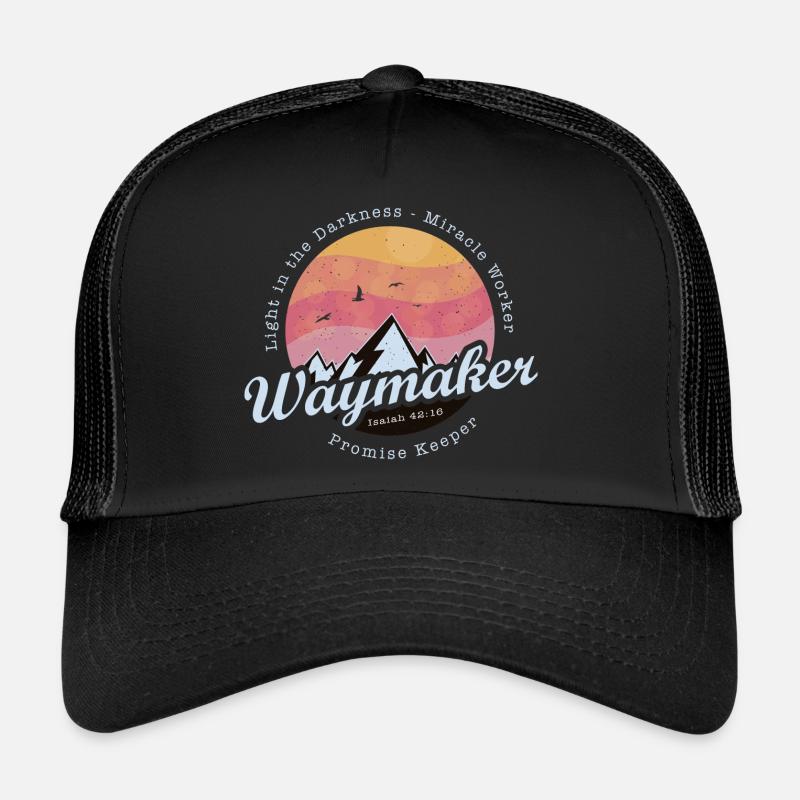 Wegmacher, Versprechenshüter, Wundertäter - Jesus Trucker Cap
