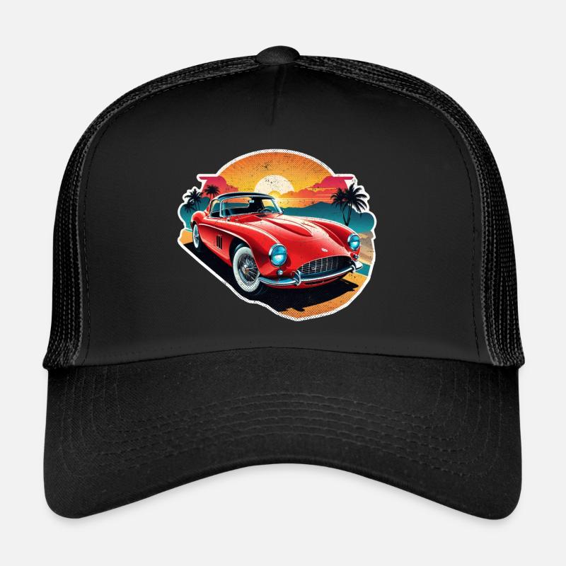 Oldtimer Sonnenuntergang Trucker Cap