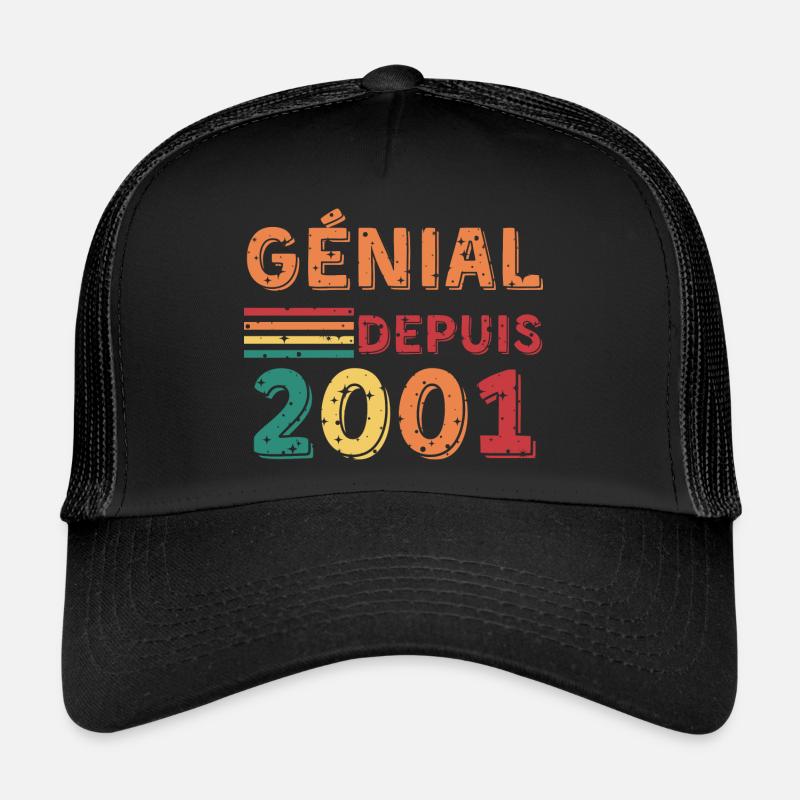 Birthday gift - awesome since 2001 Trucker Cap