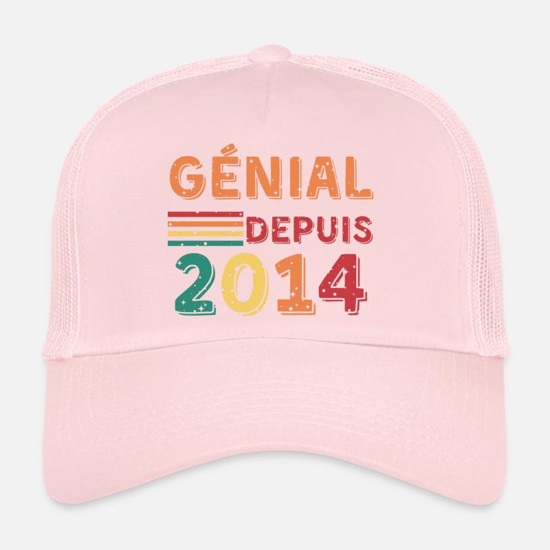Geburtstagsgeschenk - genial seit 2014 Trucker Cap
