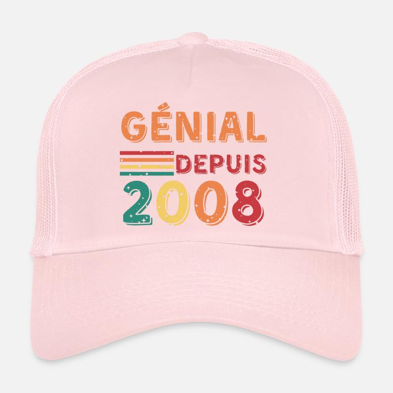 Awesome Since 2008 - Birthday Gift Trucker Cap