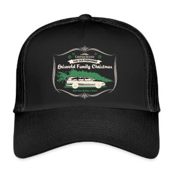 National Lampoon's Christmas Vacation Saw Quote - Trucker Cap - black/black - Front