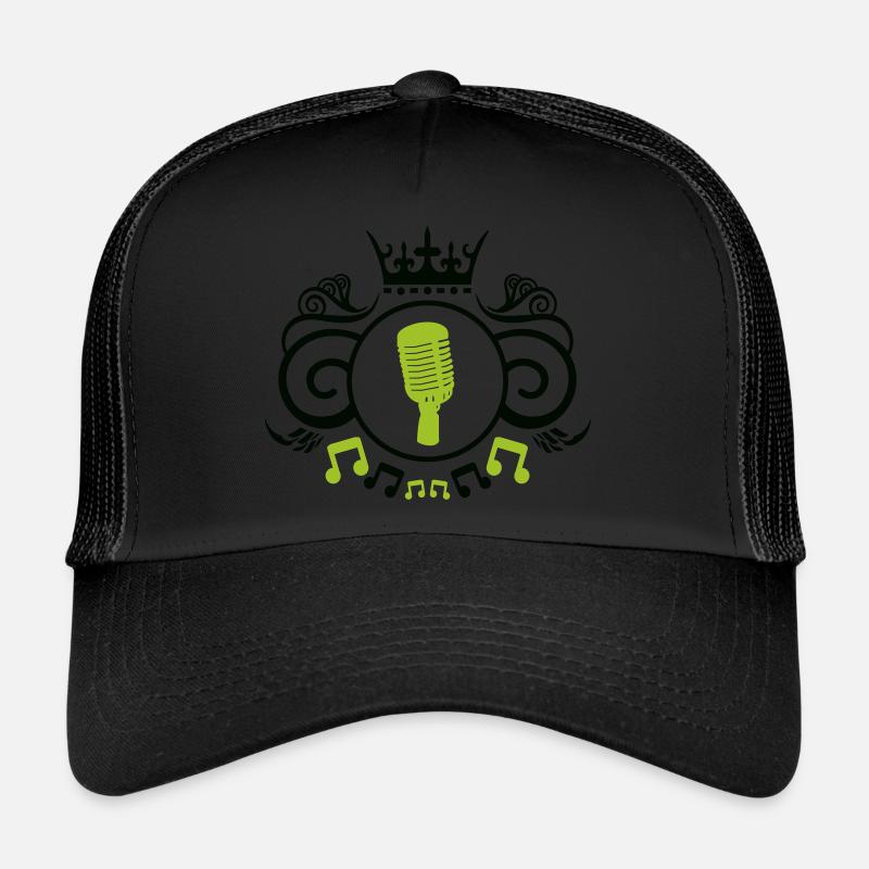 Microphone crest Trucker Cap