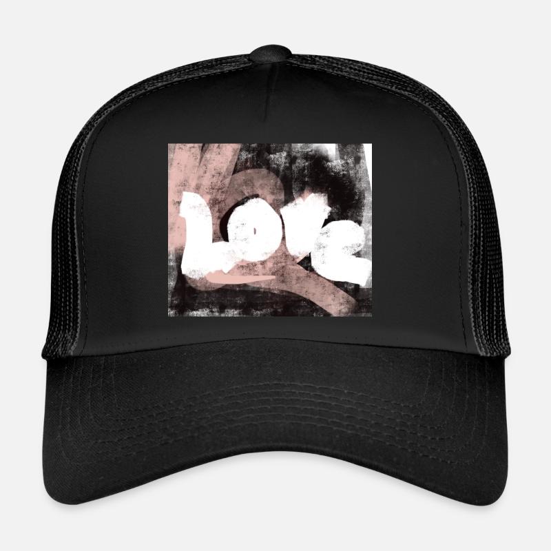 Amour Amour Design Abstrait Moderne Casquette trucker 