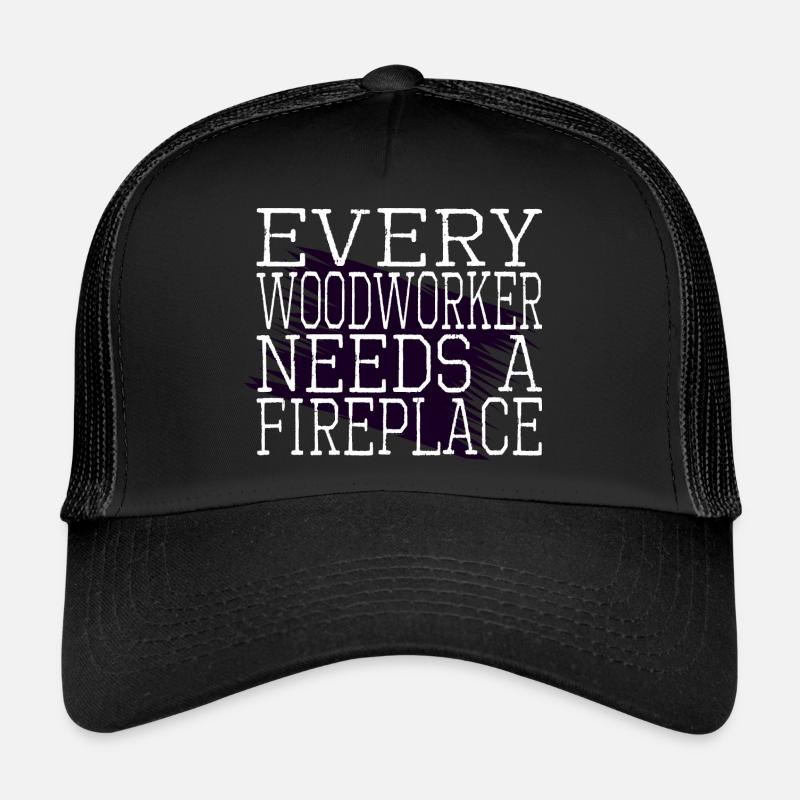 axes funny carpenter cabinetmaker lumber Trucker Cap