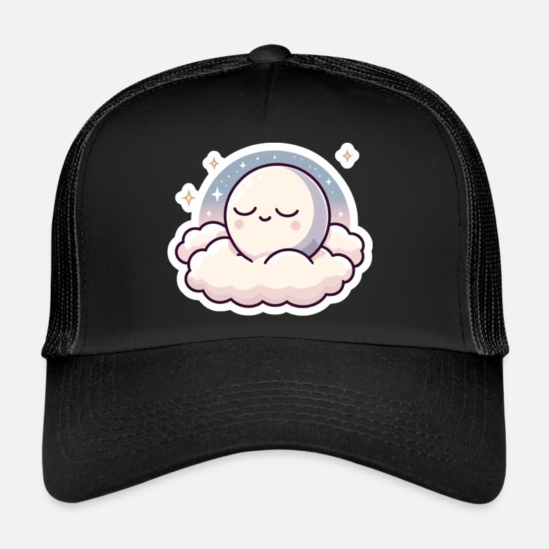 sleeping moon Trucker Cap