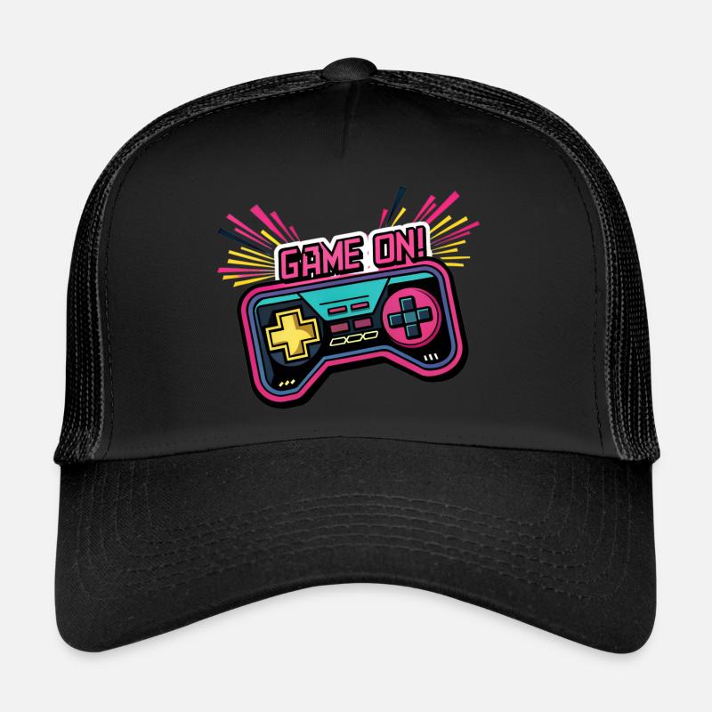 GAME ON. MANETTE DE JEU. MANETTE DE JEU Casquette trucker 
