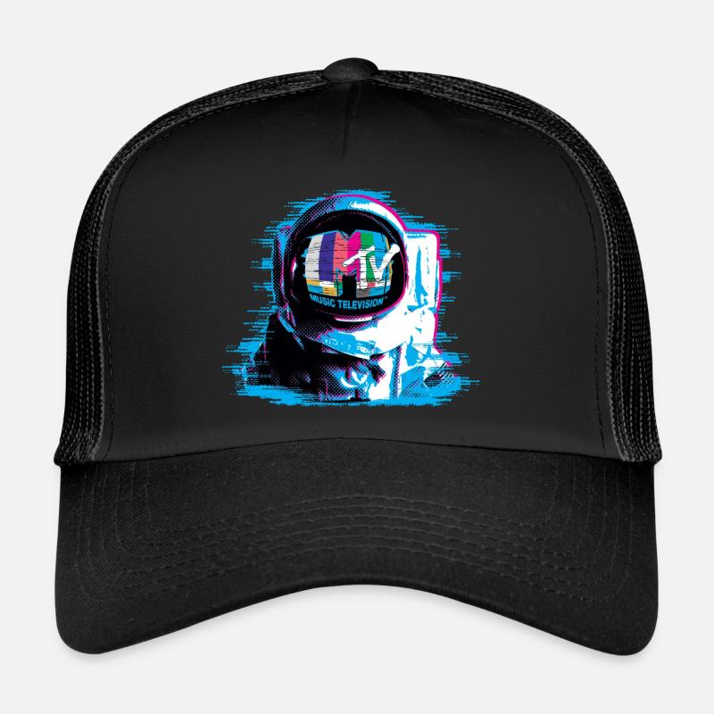 MTV Astronaut With MTV Logo - Trucker Cap - black/black