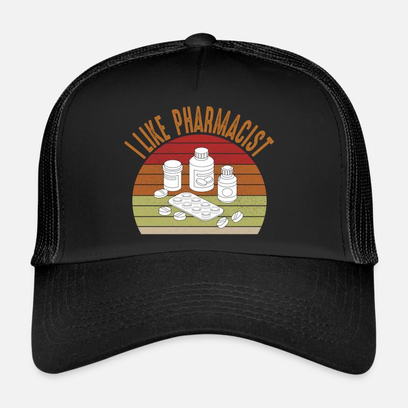 Future Vintage Retro Pharmacist Pharmacy Tech Trucker Cap