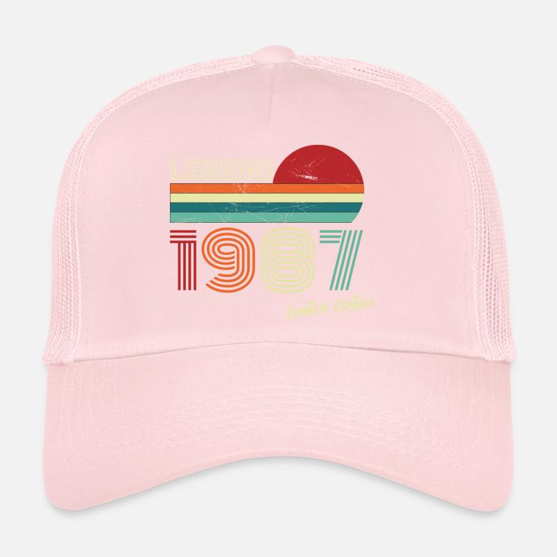 Legend 1987 Geburtstagsshirt Geschenk Jubiläum Par Trucker Cap