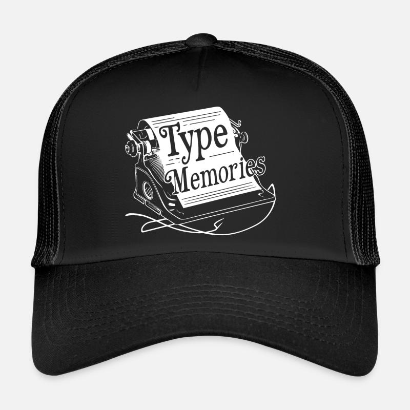 TYPEWRITERS, TYPE MEMORIES Trucker Cap