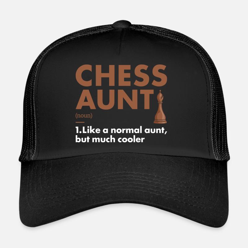 Chess Player Aunt Definition Chess Trucker Cap