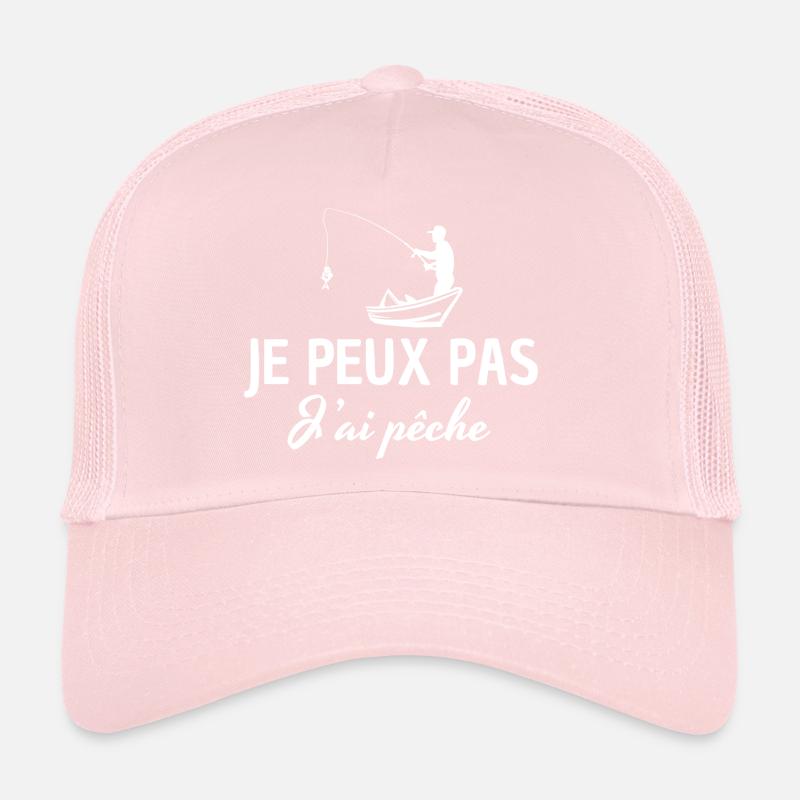 je peux pas j'ai pêche Casquette trucker 