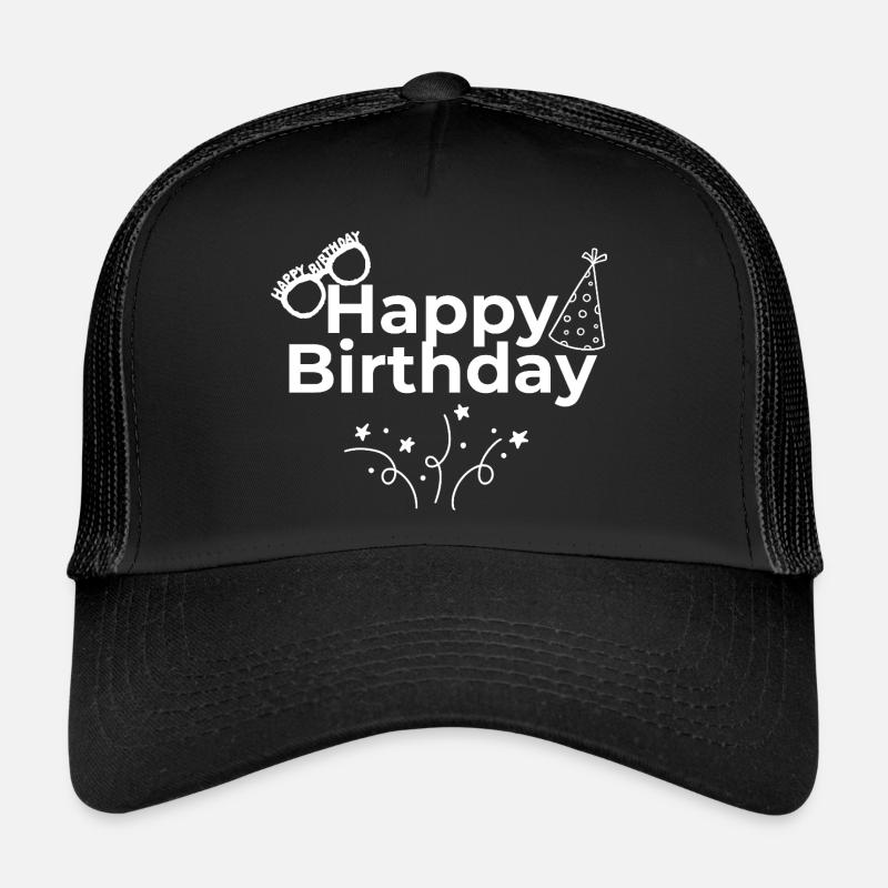 Bon anniversaire Casquette trucker 