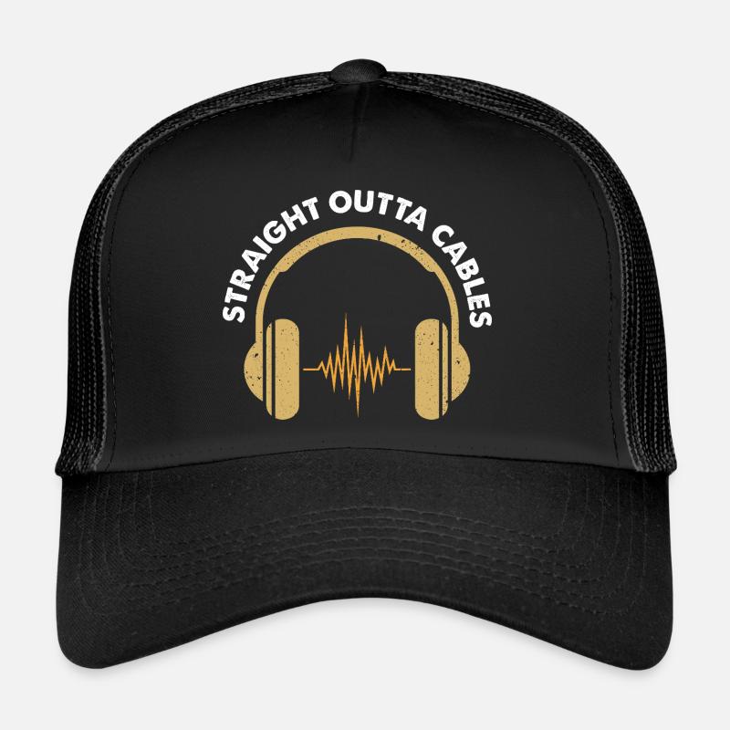 Conception de casque Straight Outta Cables Casquette trucker 