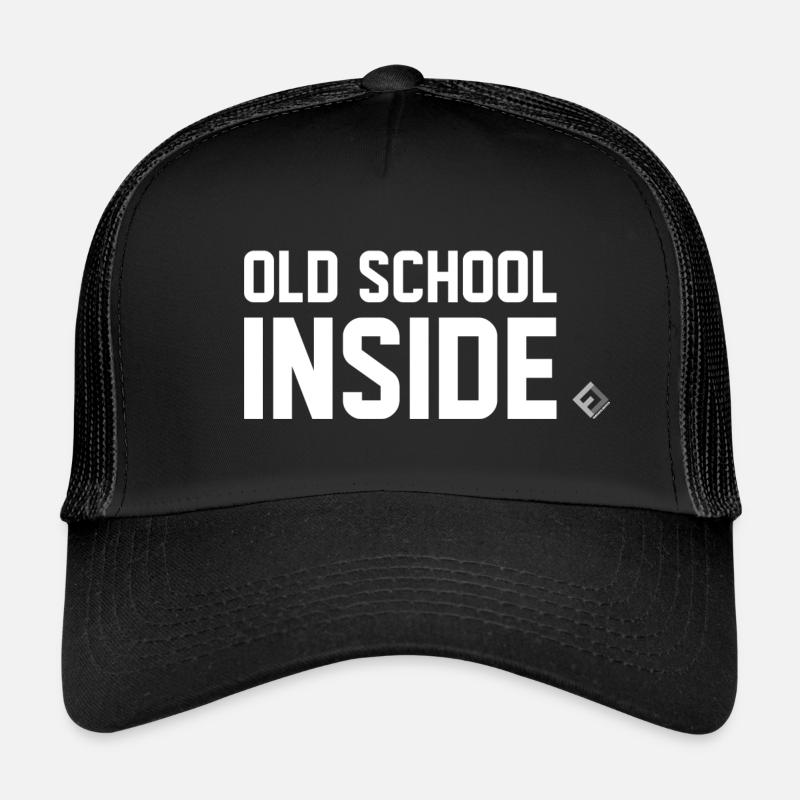 Alte Schule in Weiß Trucker Cap