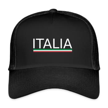Bella Italia Souvenir - Trucker Cap - black/black - Front