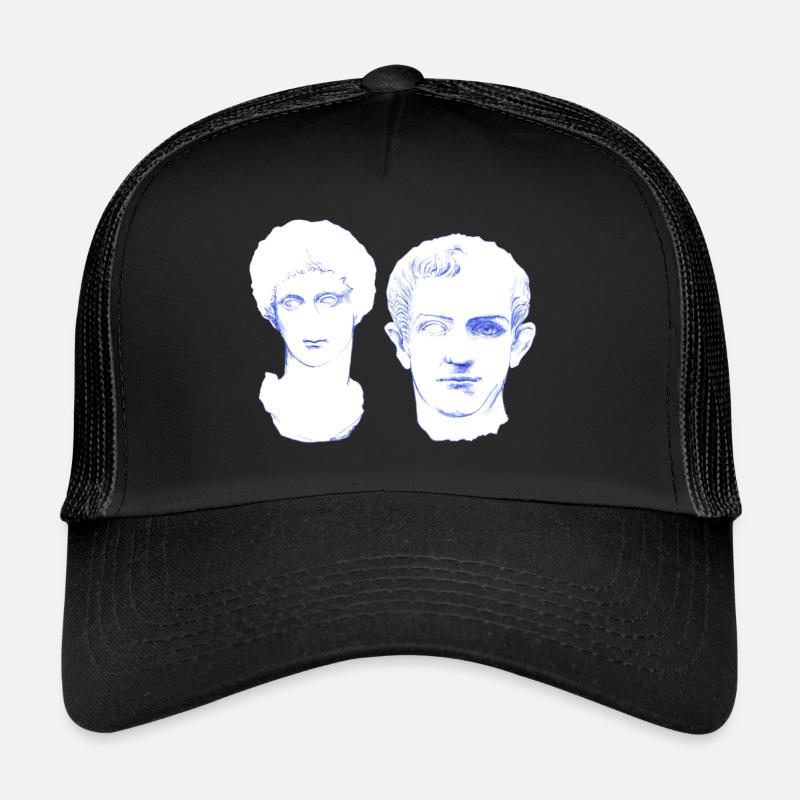 Amour éternel - amoureux pour toujours en marbre Casquette trucker 