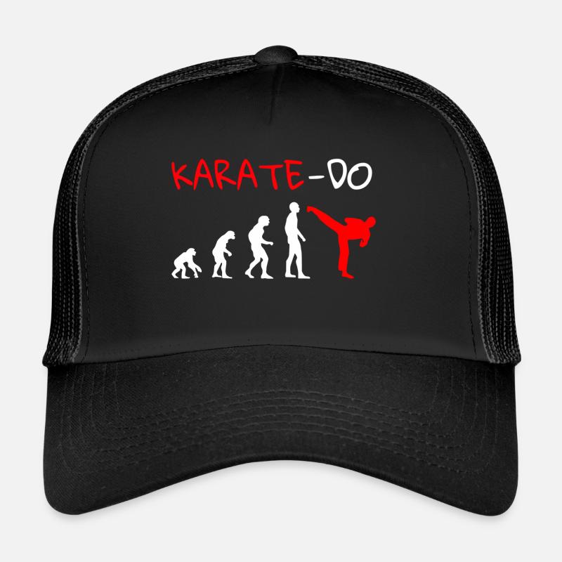 Karate Karateka Kamfsport - Trucker Cap - black/black