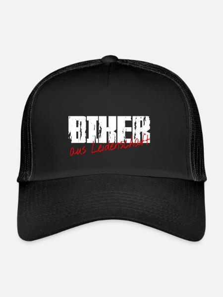Biker aus Leidenschaft - Trucker Cap - Schwarz/Schwarz