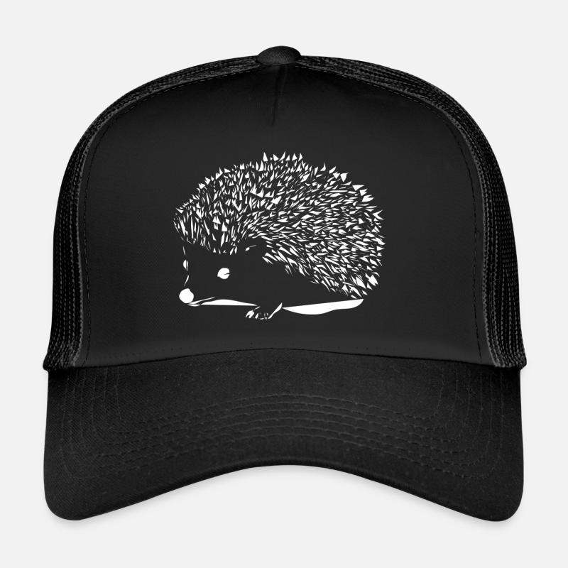 Hérisson blanc Casquette trucker 