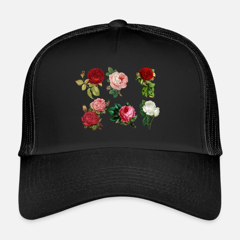 Rosen gemalt Trucker Cap