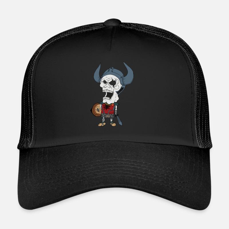 Wikinger Skelett Vikings Trucker Cap