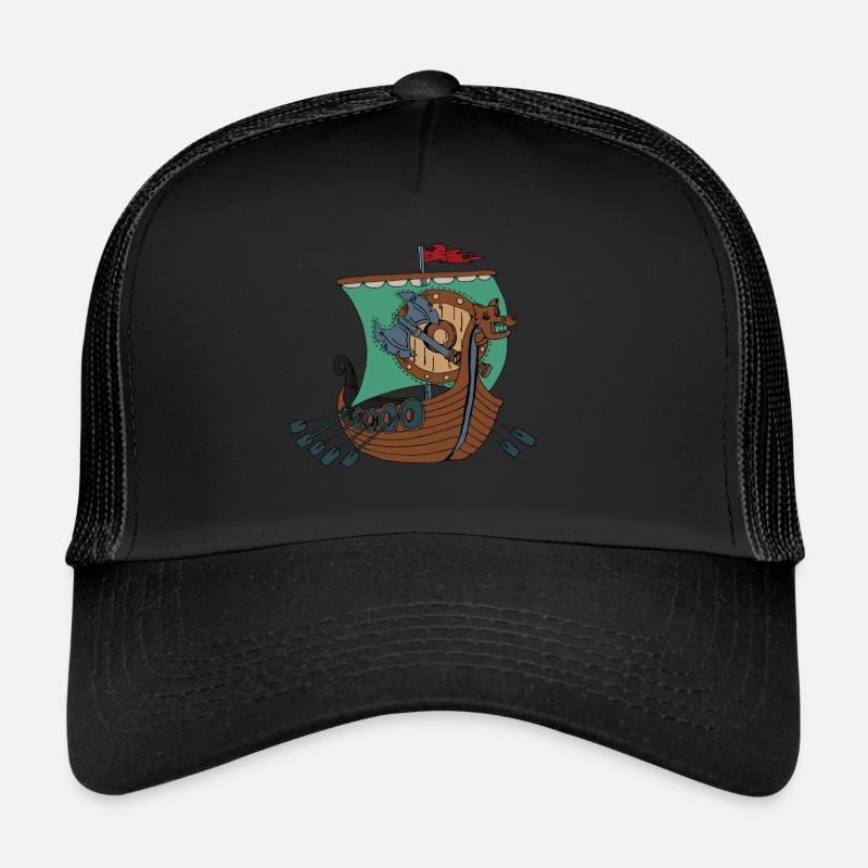 Bateau vikings vikings Casquette trucker 
